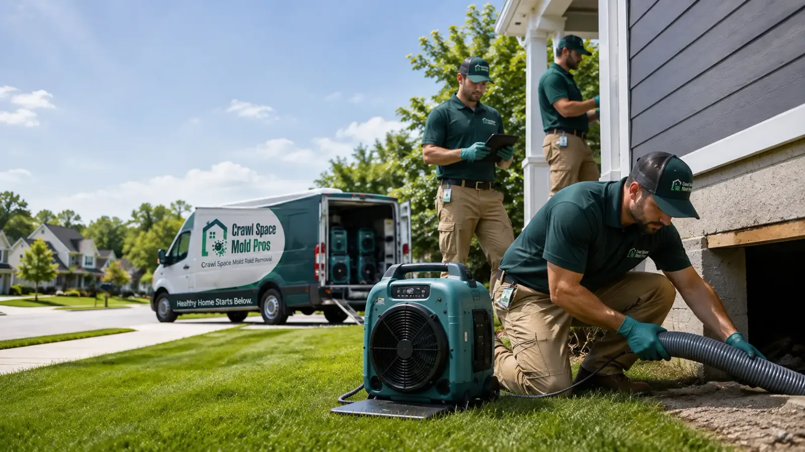 Crawl Space Mold Removal in Broad Brook, CT